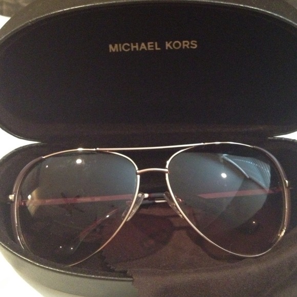 Michael Kors brown aviator sunglasses - Picture 2 of 4