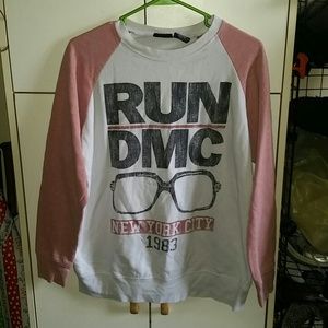 Awesome RUN DMC crew neck sweater!