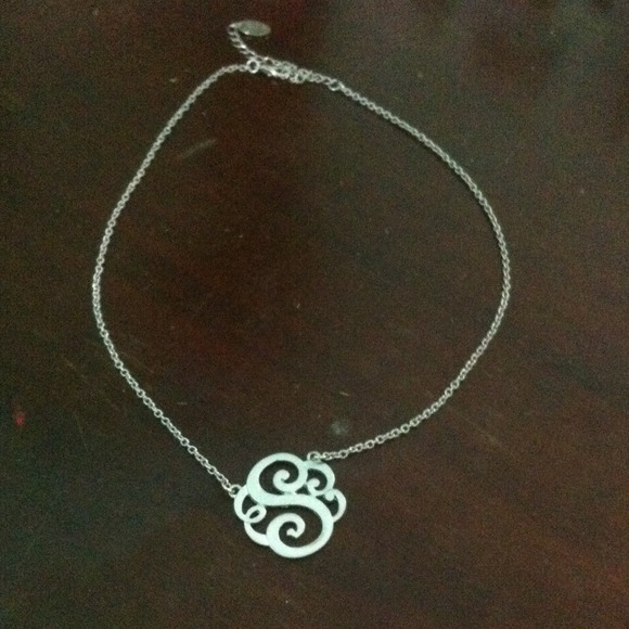 "S" monogrammed necklace