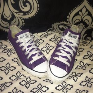 Purple Chuck Taylor's!