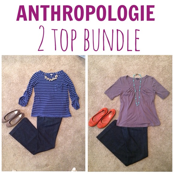 ❌SOLD❌ Anthropologie 2 Top Bundle Splendid & LOC