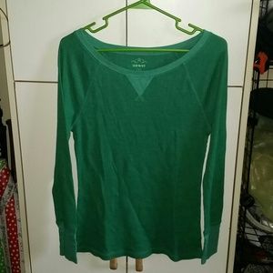 Green long sleeve shirt