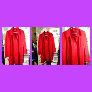 ❄️⛄️Red Merona Peacoat