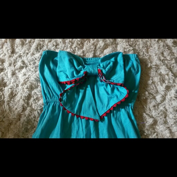 Judith March Strapless Bow Dress