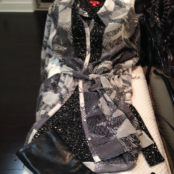 Long short dress or  long blouse
