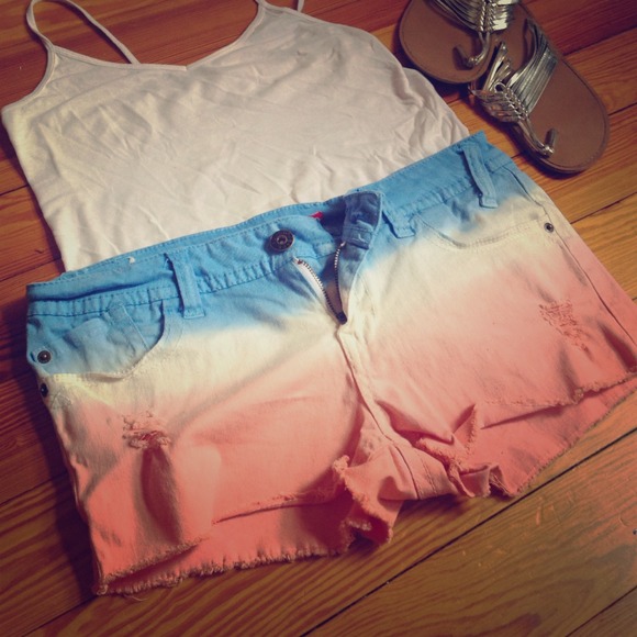 Ombré shorts