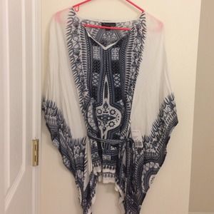 Tribal kaftan top