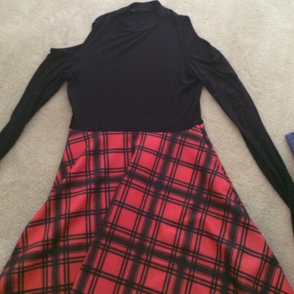 FOREVER 21 SHOULDERLESS DRESS - Picture 1 of 2