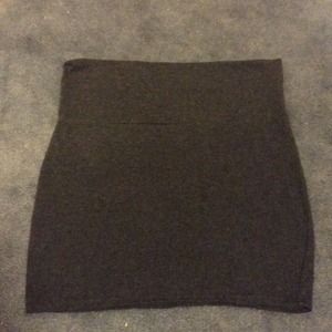 ASH GREY PENCIL SKIRT