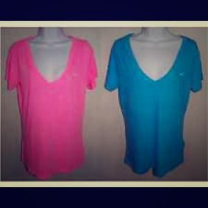 Baby blue Hollister top