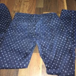 Polka dot jeans