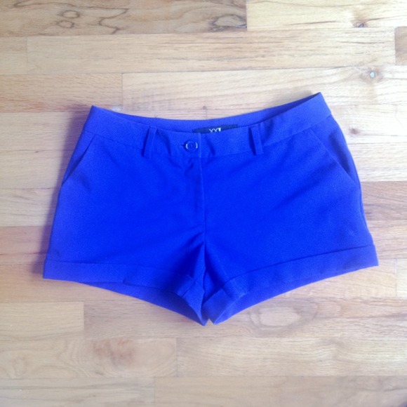 H&M Royal Blue Dress Shorts