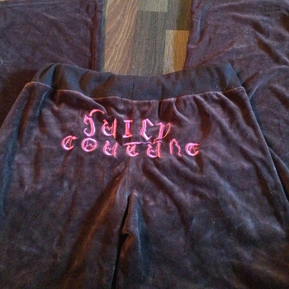 Juicy couture brown sweat pants 😘😘😘