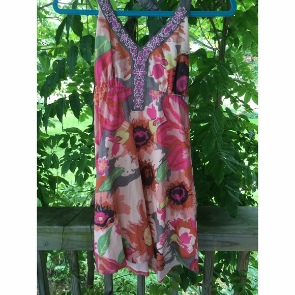 Esprit Floral Halter Dress - Picture 1 of 3
