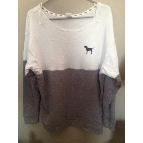 Vs Pink Varsity Crew Neck