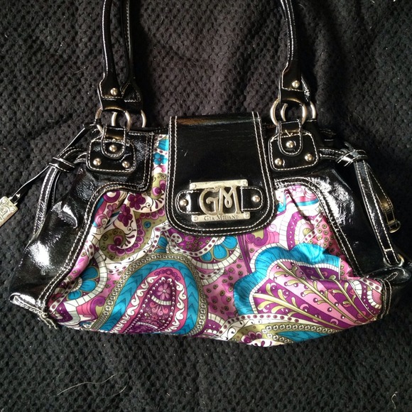 Multicolored Gia Milani handbag purse