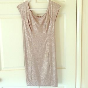 Guess Gold Cocktail/Evening Dress