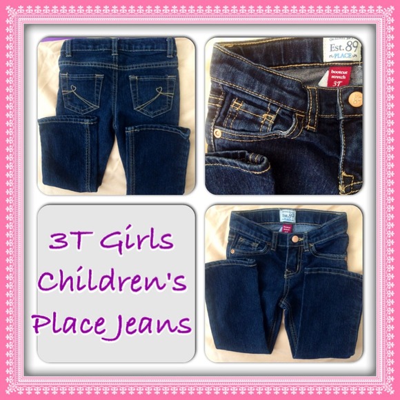 EUC- 3T Girls Bootcut Jeans - Odyssey Wash - Picture 1 of 4