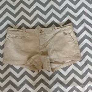 Abercrombie & Fitch tan shorts
