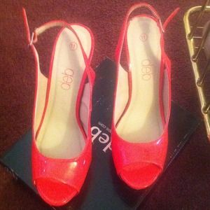 Orange heels sz 11