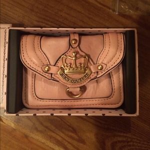 Light pink pocket sized wallet