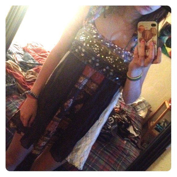 Hippie festival pattern dress