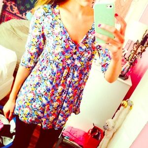 🌻🌸 Floral Free People Tunic 🌸🌻