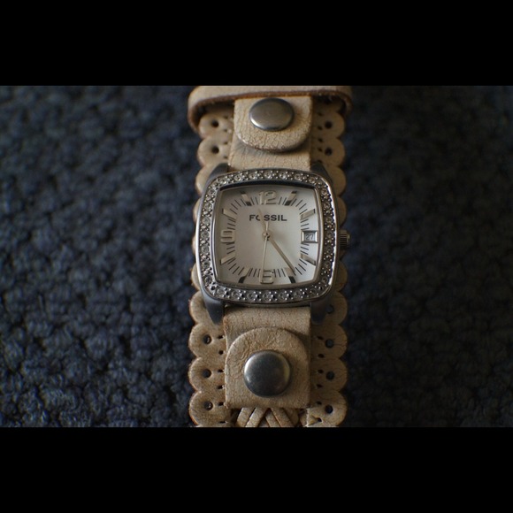 Square Fossil Watch