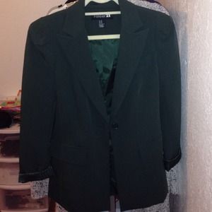 Green blazer