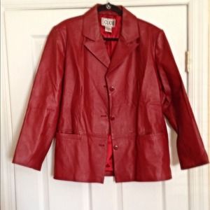 Leather jacket