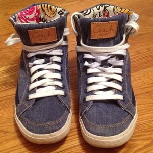 Coach Denim Hightops