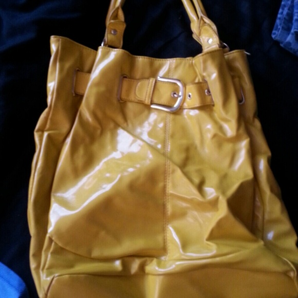 Mustard yellow bag