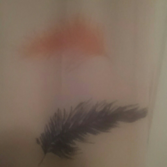 LAST CHANCE! Feather one shoulder dress - Picture 3 of 4