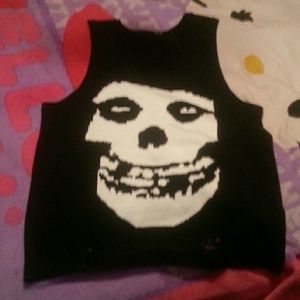 Misfits fiend sweater tank top