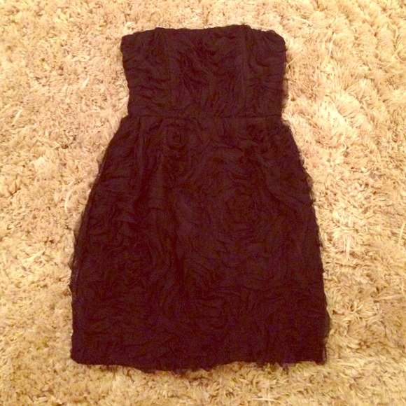 Boutique Strapless Flower Dress