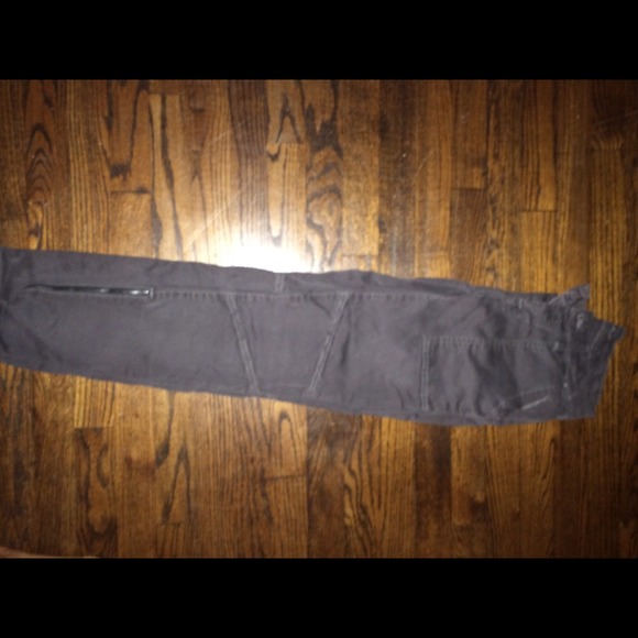 7 for all mankind grey cargo pants