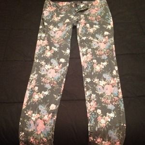 Celebrity Pink floral jeans