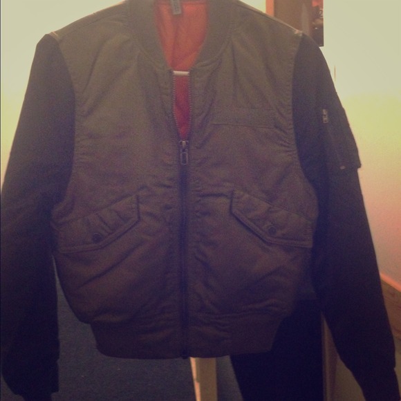 Military inspired bomber jacket!