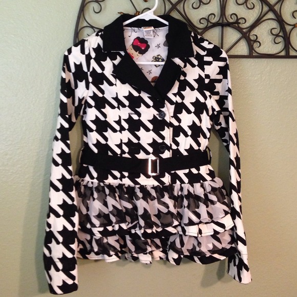 Harajuku Lovers Jackets & Blazers - Harajuku Mini Belted Ruffled Jacket