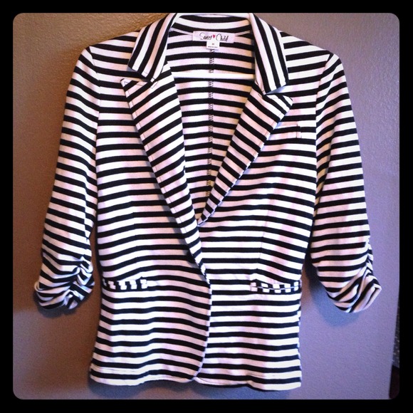 Striped blazer!