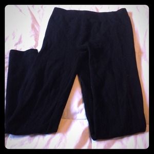 Thick black leggings