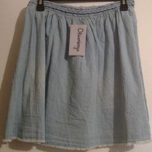 ✂️PRICE CUT✂️ Denim skater skirt