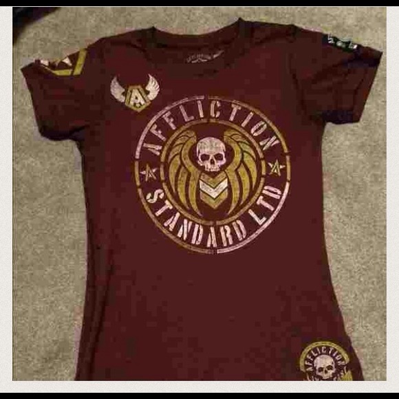 American fighter and affliction tshirts