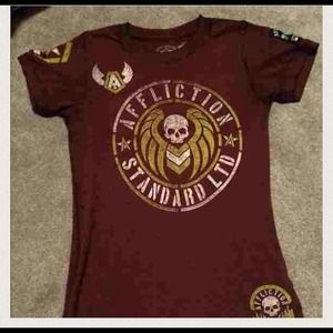 American fighter and affliction tshirts