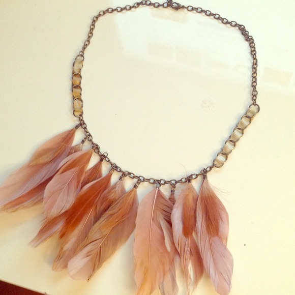 Other Jewelry - 💥CLOSET CLOSING 12/21💥Brown Feathered Necklace