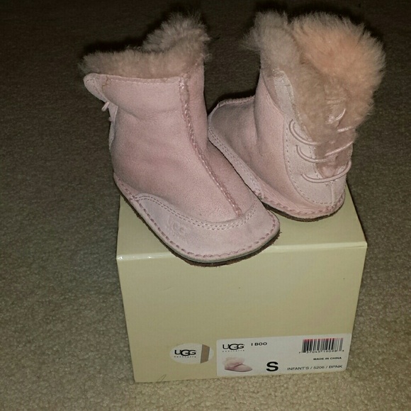 Infant pink UGG boots