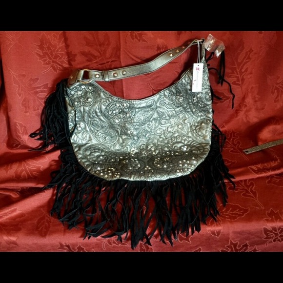 Charming Charlie Fringe Handbag - Picture 1 of 1