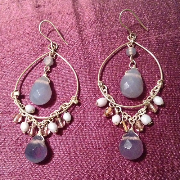 ❌SOLD❌Purple quartz earrings