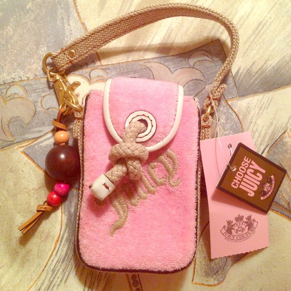 REDUCED Pink Juicy Couture Phone Pouch/Wallet!!