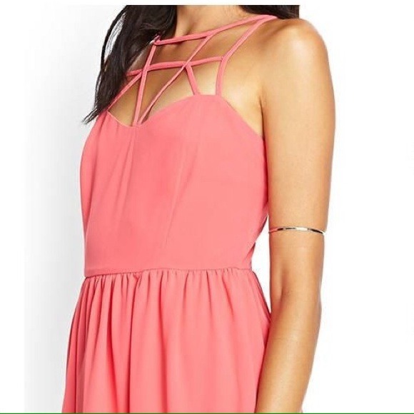 Strappy Chiffon Dress NWT